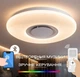 Люстра світлодіодна VALESO музична смарт LY565-500 WH з пультом та додатком 60W+5W RGB Білий - зображення 1