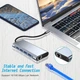 Хаб 11 в 1 SD/TF HDMI 4K30Hz USB2.0 USB 3.0 Type-C PD 100W Stone ST-H38 - изображение 2