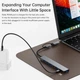 Хаб 7 в 1 SD/TF HDMI 4K30Hz USB2.0 USB 3.0 Type-C PD 100W Stone ST-H29 - изображение 5