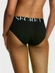Котонові трусики-хіпси Victoria's Secret Exploded Logo Cotton Hiphugger Panty M Чорні 27245979 - изображение 2