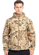 Водонепроницаемая тактическая куртка SOFTSHELL с флисом Solve Multicam KT6000806 размер 3XL - изображение 1