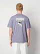 Футболка хлопковая длинная мужская Puma Essentials Graphics 69202365 S Gray Sky с принтом (4069161736995) - изображение 2