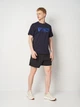 Футболка хлопковая длинная мужская Puma Essentials Graphics 69202616 XL New Navy (4069161720666) - изображение 3