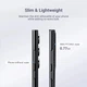 Чехол Pitaka MagEZ MagSafe Case 3 1500D для Samsung Galaxy S23 Ultra (S918) Twill Black/Grey KS2301U - изображение 4