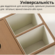 Органайзер для серветок дерево 29×13,5×10,5 см - зображення 6