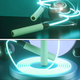 Светодиодная сияющая скакалка с LED подсветкой для спорта детей и взрослых 2.8 м зеленая JDT-0849164 - изображение 3