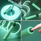 Светодиодная сияющая скакалка с LED подсветкой для спорта детей и взрослых 2.8 м зеленая JDT-0849164 - изображение 4