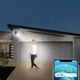 Уличная WIFI камера видеонаблюдения 9MP, 6K, 3 объектива / Поворотная камера наружного наблюдения / IP камера - зображення 8