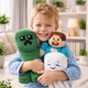 Мягкие игрушки Minecraft, 3 шт. — Крипер 28 см, Стив 26 см, Гаст 10 см, плюшевый набор персонажей игры Minecraft для детей - изображение 5