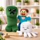 Мягкие игрушки Minecraft, 3 шт. — Крипер 28 см, Стив 26 см, Гаст 10 см, плюшевый набор персонажей игры Minecraft для детей - изображение 7