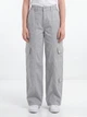 Подростковые школьные брюки-карго для девочки Reporter Young 243-0110G-04-150-1 146 см Серые (5900703923949) - изображение 2