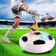 Детский игровой футбольный мяч аэробол с LED подсветкой Hoverball белый - изображение 2