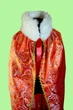 Мантия Королевы. Плащ Короля. Парча красная. Длинна 129 см. НК137 - изображение 3