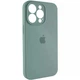 Чохол Silicone Premium case з захистом камери для iPhone 16 Pro Max Full Camera Protective pine green 2284 - изображение 2