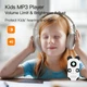 MP3-плеєр RUIZU 64 ГБ для дітей із динаміком, FM-радіо, диктофоном, будильником, секундоміром, крокоміром, підтрим - зображення 3