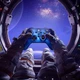 Беспроводной геймпад ECHTPower Starry Sky Blue с подсветкой - изображение 6