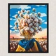 Картина за номерами 60*80 см. Хлопок. Український сюжет Оригамі LW 30010 великий розмір - зображення 12