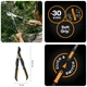Набір Fiskars OneClick Ножиці для живоплоту + Гілкоріз площинний (1080711) - зображення 2