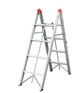 Стремянка алюминиевая раскладная двухсторонняя, 1.7 м, DLEAT JDT-1020-S05 (22) - изображение 1