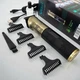 Тример VGR V акумуляторний 4 насадки LED дисплей 5 Вт USB зарядка 1200 mAh для бороди, голови, тіла золотий (69Z) - изображение 9