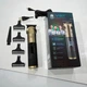 Тример VGR V акумуляторний 4 насадки LED дисплей 5 Вт USB зарядка 1200 mAh для бороди, голови, тіла золотий (69Z) - изображение 11