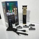 Тример VGR V акумуляторний 4 насадки LED дисплей 5 Вт USB зарядка 1200 mAh для бороди, голови, тіла золотий (69Z) - изображение 13