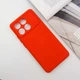 Чохол TPU GETMAN Liquid Silk Full Camera для Xiaomi Poco X6 Pro Червоний / Red - зображення 2