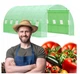 Садовая теплица Expand TFO25-3X6X2-2-Z 18 м² 6×3×2 м два входа прочный каркас 25 мм идеальна для овощей и фруктов - изображение 9