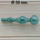 Стеклянная трубка для курения Bumba Oil Teal 12 см./30 мм. - изображение 2
