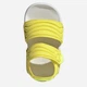 Детские спортивные сандалии Adidas Adilette Sandal 2 I HQ9210 25 Shock Yellow (4068806128041) - изображение 6
