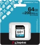 Карта памяти Kingston SD 64GB C10 UHS-I U3 V30 R200MB/s (647840) - изображение 3
