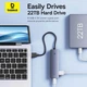 USB-хаб Baseus UltraJoy Series 4-Port HUB Lite USB 3.0 to USB 3.0 x4 15 см Black (6932172653385) - зображення 6