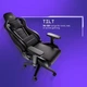 Геймерское кресло Proove Gaming Warrior 2 встроенных кулера до 136кг черный - изображение 8