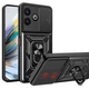 Чехол Fiji Camera Defence для ZTE Blade A75 бампер с защитой камеры и подставкой Black - изображение 1
