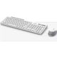 Беспроводной комплект клавиатура и мышь Genius SlimStar 8230 114 клавиш 1200 dpi Bluetooth 2.4 GHz White 31340015423 - изображение 3