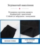 Спортивные гетры профилактические для мужчин и женщин с эффектом компрессии от усталости черные 25 см универсальные U9669 - изображение 7