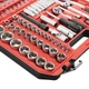 Набор инструментов 1/2" & 1/4" 111ед, IMPACT Cr-V удлиненные головки 15,17,19,21,22 + удлинитель 125мм INTERTOOL ET-9111 - изображение 12