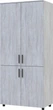 Шкаф для одежды Doros Торн 2 ДСП (штанга) 90х51.6х200 см Сосна Натти (44900431) - изображение 1