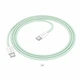 Зарядний кабель Hoco X104 Source Type-C to Type-C 60W 1m Green - изображение 2