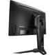 Монітор вигнутий 27" ASRock PG27QRT2A, Black - зображення 5