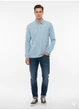Лонгслив C&A XXL Голубой 2180177 - изображение 2
