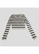 Джемпер H&M 158 Белый 1245066_чер.полоск - изображение 2