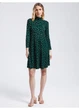 Платье Monki S Зеленый 0628343_горошек - изображение 2