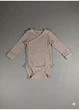 Боди H&M 74 Бежевый 0981900_беж.рубч - изображение 2