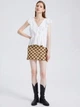 Юбка H&M S Светло-бежевый 0963662_беж.полоски - изображение 1