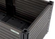 Уличный цветочный ящик Cultivo Grow Box L 123x41x31 см 141 л с автополивом коричневый - изображение 12