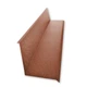 Планка примыкания со штробой 140×130 RAL 8004 кирпичный мат - изображение 1