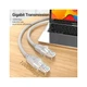 Патч-корд 2м, UTP cat 6 RJ-45 gray Vention (IBEHH) - зображення 6