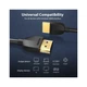 Кабель мультимедійний HDMI M to HDMI M 0.5m 4K60Hz black Vention (AAIBD) - зображення 3