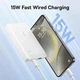 Повербанк 10000 mAh із швидкою зарядкою Baseus EnerFill FP21 (22.5W, 2USB/Type-C) White - зображення 7